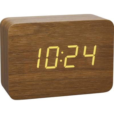 TFA Dostmann 60.2549.08 Radio Alarm clock Wood, Brown Alarm times 1