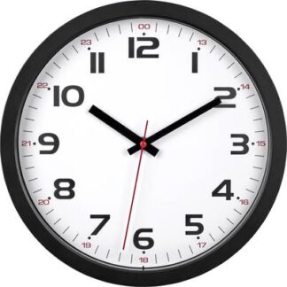 TFA Dostmann 60.3050.01 Quartz Wall clock 305 mm x 305 mm x 38 mm Black