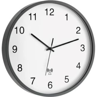 TFA Dostmann 60.3511.10 Radio Wall clock 302 mm x 40 mm Anthracite