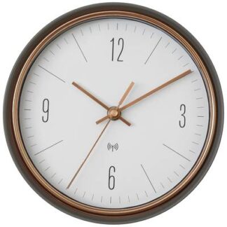 TFA Dostmann 60.3547.10 Radio Wall clock 22.3 cm x 7 cm Grey, Copper