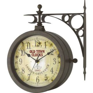TFA Dostmann 603011 Quartz Wall clock 205 mm x 290 mm x 295 mm x 90 mm Antique finish, Black