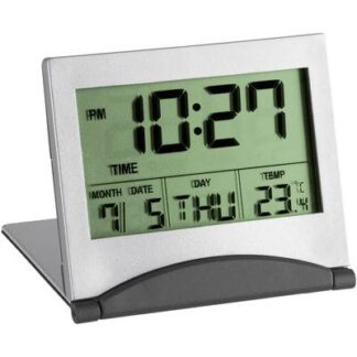 TFA Dostmann 98.1054 Quartz Alarm clock Silver