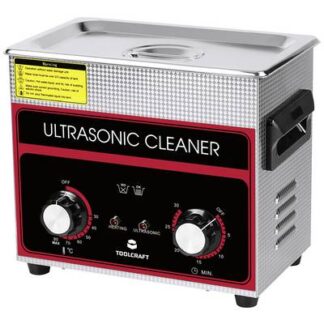 TOOLCRAFT USC-320 Ultrasonic cleaner Jewelry, Office supplies, Workshop 280 W 3.2 l Heating, With cleaning basket