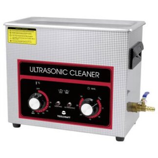 TOOLCRAFT USC-650 Ultrasonic cleaner Jewelry, Workshop, Office supplies 180 W 6.5 l Heating, With cleaning basket