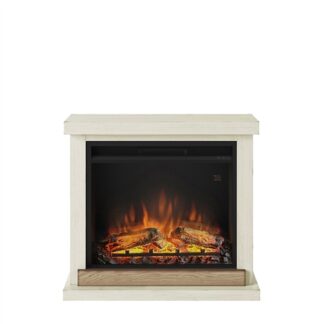 Tagu Hagen Electric Fireplace - Antique Ivory Complete Suite UK Plug