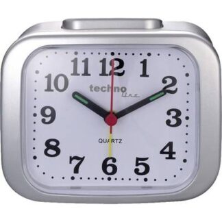 Techno Line Model XL silber Quartz Alarm clock Silver Alarm times 1