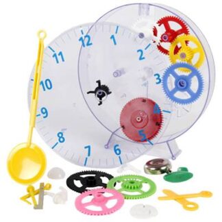 Techno Line Model kids clock Mechanical Wall clock teaching kit 20 cm x 3.5 cm Transparent