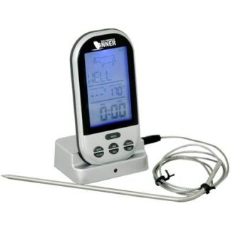 Techno Line WS 1050 BBQ thermometer Alarm, Core temperature monitoring Celsius/Fahrenheit display, Poultry, Lamb, Turkey, Beef, Pork, Burgers