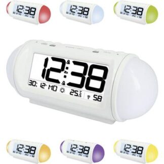 Techno Line WT 499 Radio Alarm clock White Alarm times 2