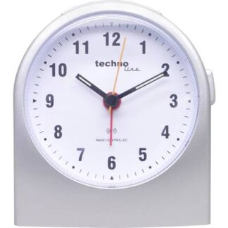 Techno Line WT 753 Radio Alarm clock Silver Alarm times 1 Fluorescent Hands 1 time setting