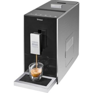 Trisa Crema One Touch 6220.4212 Fully automated coffee machine Titanium-black