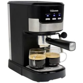 Tristar CM-2278 Espresso machine with sump filter holder Black, Stainless steel 1100 W