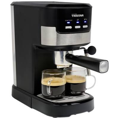 Tristar CM-2278 Espresso machine with sump filter holder Black, Stainless steel 1100 W