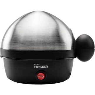 Tristar EK-3076 Egg boiler with graduated beaker, Indicator light Stainless steel, Black