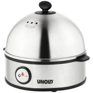 Unold Edel Egg boiler Indicator light, BPA-free Stainless steel, Black