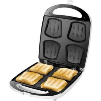 Unold Quadro Sandwich toaster hinged White, Black