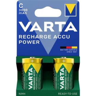 Varta VARTA Recharge Accu Power C 3000 mAh Blister 2 C battery (rechargeable) Alkali-manganese 1.5 V 2 pc(s)