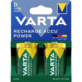 Varta VARTA Recharge Accu Power D 3000 mAh Blister 2 D battery (rechargeable) Alkali-manganese 1.5 V 2 pc(s)