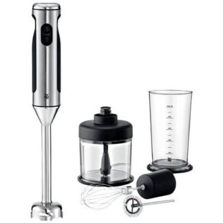 WMF Lineo Hand-held blender 700 W Turbo function, with base, with mixing jar Stainless steel, Black