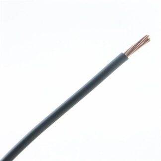 Zexum Grey 6mm 7 Strand 46A Single Core 6491X (H07V-R) Round Power PVC Insulated Conduit Wire - 1 Meter