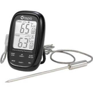 tepro Garten BBQ thermometer Black