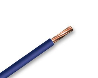 Zexum Blue 25mm 7 Strand 80A Single Core 6491X (H07V-R) Round Power PVC Insulated Conduit Wire - 5 Meter