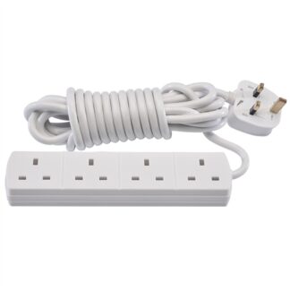 Draper 4 Way Extension Lead, 5m