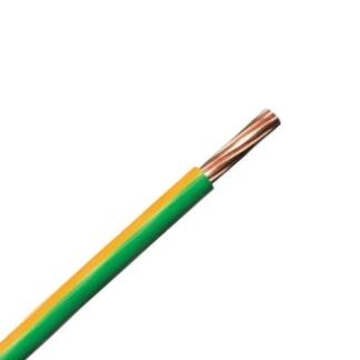 Zexum 16mm Earth Single Core 6491B LSZH Insulated Conduit Wire - 5 Meter