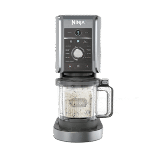 Ninja CREAMi Deluxe 10-in-1 Ice Cream and Frozen Drink Maker in Black/Silver | NC501UK | by SharkNinja