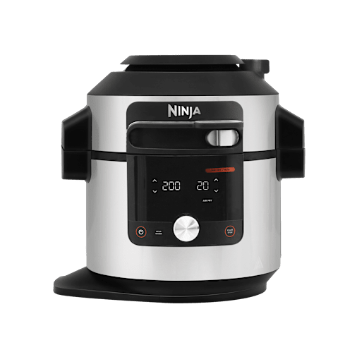 Ninja Foodi MAX 15-in-1 SmartLid Multi-Cooker with Smart Cook System 7.5L in Black/Silver | OL750UK | by SharkNinja