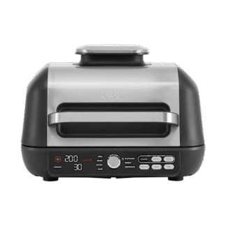 Ninja Foodi MAX Pro Health Grill, Flat Plate & Air Fryer in Black/Silver | AG651UK | by SharkNinja