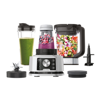 Ninja Foodi Power Nutri Blender 3-in-1 with Smart Torque & Auto-iQ 1200W in Silver | CB350UK | by SharkNinja