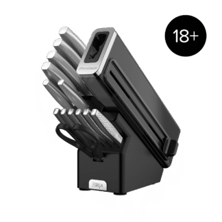 Ninja StaySharp 14-Piece Stainless Knife Set, Wood Block & Built-In Sharpener in Anthracite | K62014EUUK | by SharkNinja