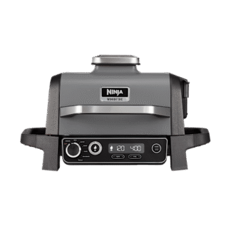 Ninja Woodfire Electric BBQ Grill & Smoker in Grey Lid/Black Body | OG701UK | by SharkNinja
