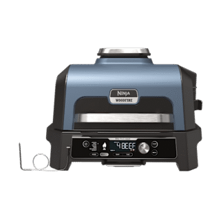 Ninja Woodfire Pro Connect XL Electric BBQ Grill & Smoker in Warm Black | OG901UK | by SharkNinja