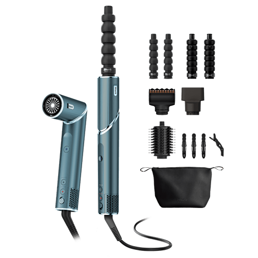 Shark FlexStyle 5-in-1 Air Styler & Hair Dryer in Teal | HD456TLUK | by SharkNinja