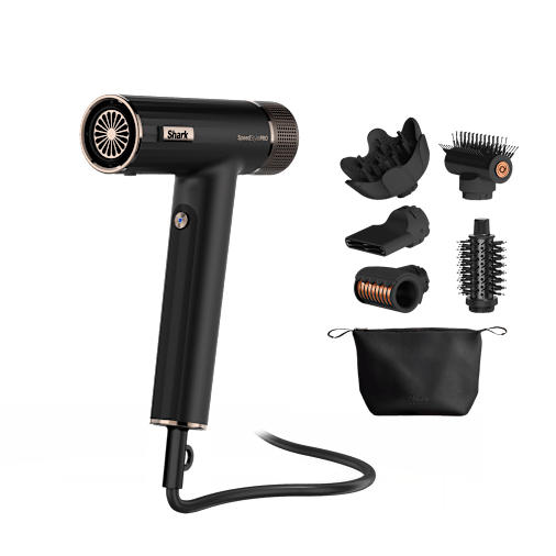 Shark SpeedStyle Pro 5-in-1 High-Velocity Hair Dryer System in Black | HD752UK | by SharkNinja