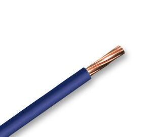 Zexum Blue 1.5mm 7 Strand 17A Single Core 6491B LSZH (Low Smoke Zero Halogen) Round Power Insulated Conduit Wire - 1 Meter