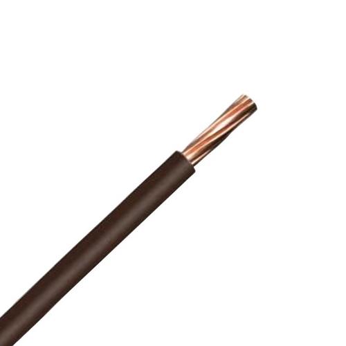 Zexum Brown 10mm 7 Strand 55A Single Core 6491B LSZH (Low Smoke Zero Halogen) Round Power Insulated Conduit Wire - 1 Meter