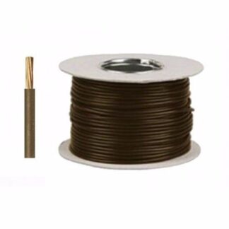 Zexum Brown 6mm 7 Strand 46A Single Core 6491B LSZH (Low Smoke Zero Halogen) Round Power Insulated Conduit Wire - 1 Meter