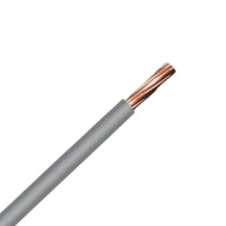 Zexum Grey 1.5mm 7 Strand 17A Single Core 6491B LSZH (Low Smoke Zero Halogen) Round Power Insulated Conduit Wire - 1 Meter