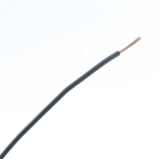 Zexum Grey 1.5mm 7 Strand 17A Single Core 6491X (H07V-R) Round Power PVC Insulated Conduit Wire - 1 Meter