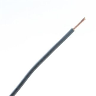 Zexum Grey 2.5mm 7 Strand 24A Single Core 6491X (H07V-R) Round Power PVC Insulated Conduit Wire - 1 Meter